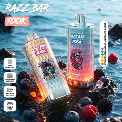 EU Warehouse Razz Bar 100K Puffs Disposable Vape Wholesale