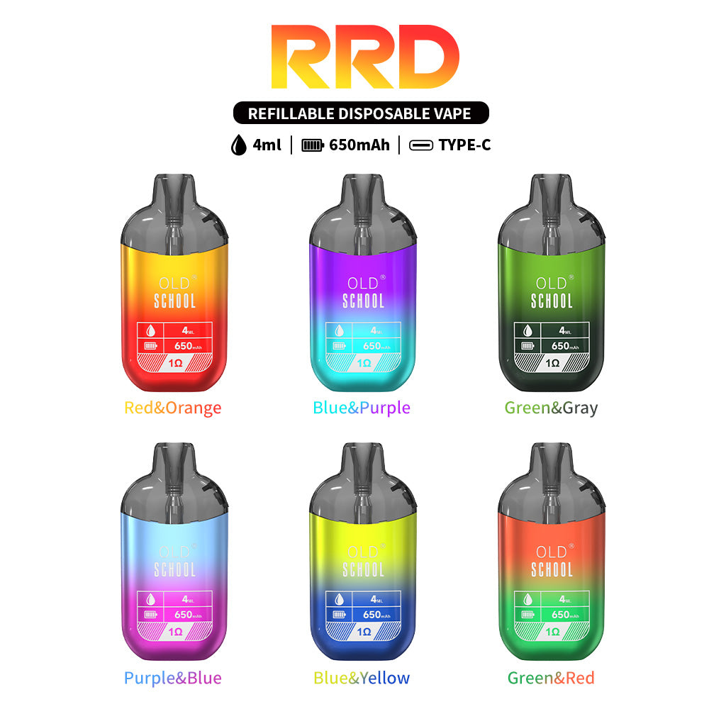 OLD School RRD 4ml Refillable Vape Wholesale - Vapz Vape Wholesale