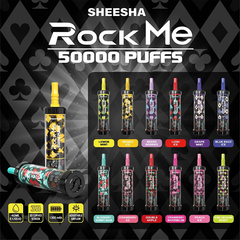 EU Warehouse Rock Me SHISHA 50000 Puffs Disposable Vape Wholesale