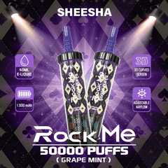 EU Warehouse Rock Me SHISHA 50000 Puffs Disposable Vape Wholesale