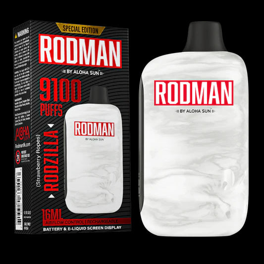 Aloha Sun Rodman 9100 Puffs Disposable Vape Wholesale - Vapz Vape Wholesale