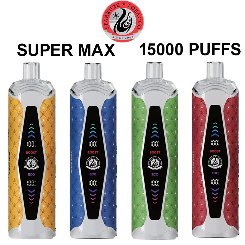 STARBUZZ SUPER MAX 15000 затяжек одноразовый вейп оптом 