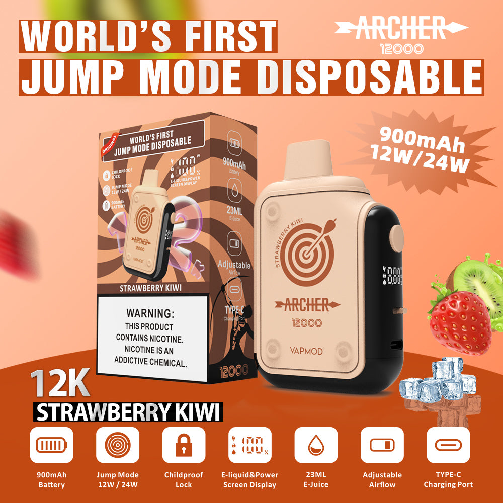 VAPMOD ARCHER 12000 Puffs Disposable Vape Wholesale - Vapz Vape Wholesale