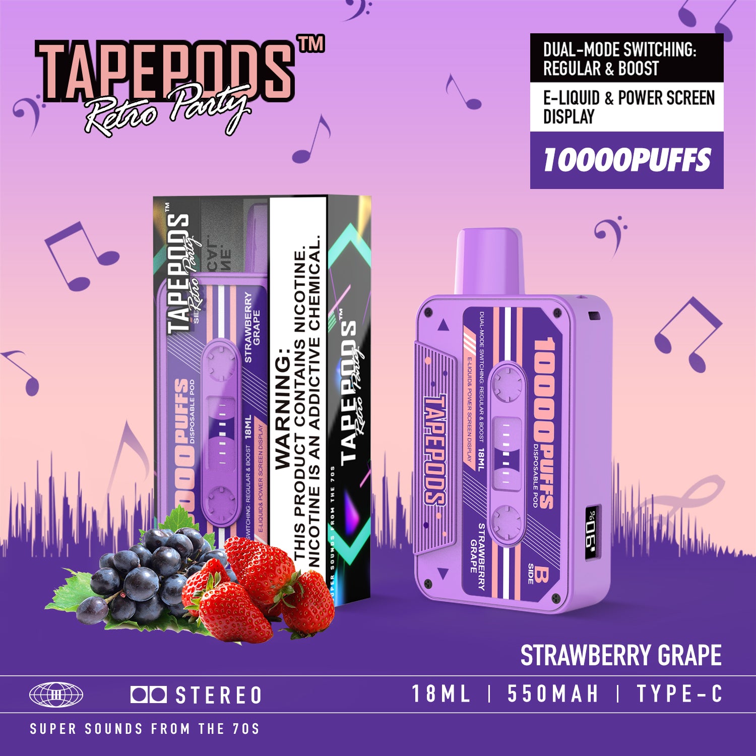 TAPEPODS VAPMOD QD114 10000Puffs Disposable Vape Wholesale - Vapz Vape Wholesale