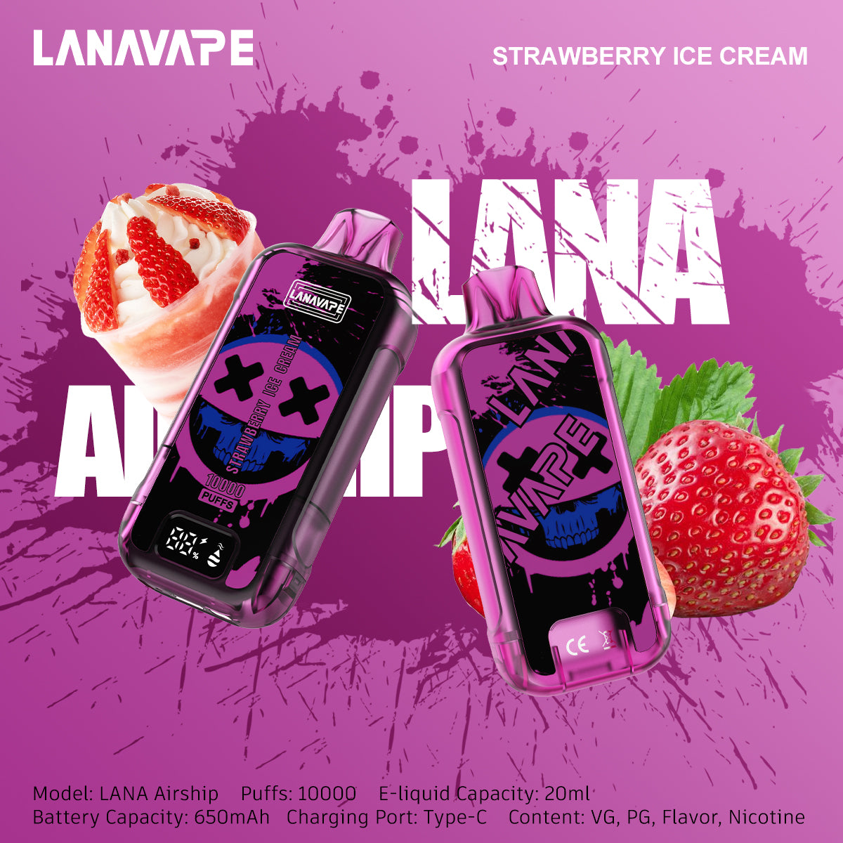 LANAVAPE 10000 Puffs Disposable Vape Wholesale - Vapz Vape Wholesale