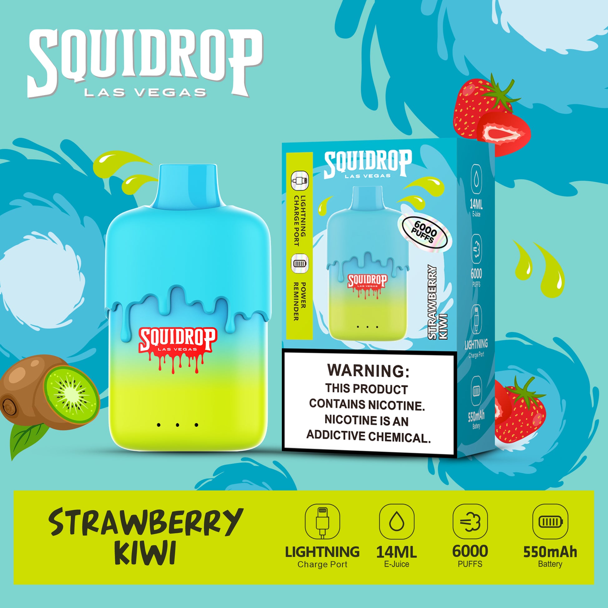 VAPMOD SOUIDROP 6000Puffs Disposable Vape Wholesale - Vapz Vape Wholesale