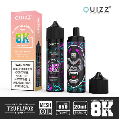 QUIZZ VAPMOD QD62V2 8000Puffs Disposable Vape Wholesale - Vapz Vape Wholesale