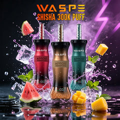 EU Warehouse WASPE Shisha Hookah 300K Puffs Disposable Vape Wholesale