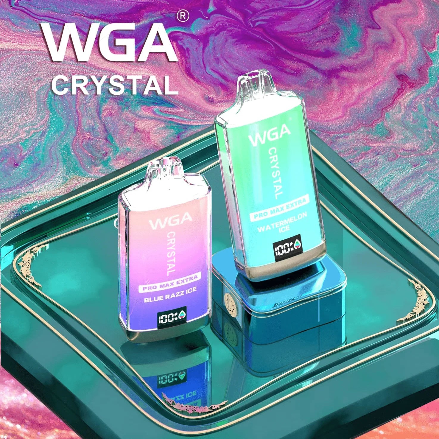 WGA Crystal Pro Max Extra 15000 Puffs Disposable Vape Wholesale - Vapz Vape Wholesale