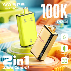 EU Warehouse Waspe Double Flavor PRO 100K Puffs Disposable Vape Wholesale - [VapzVape]