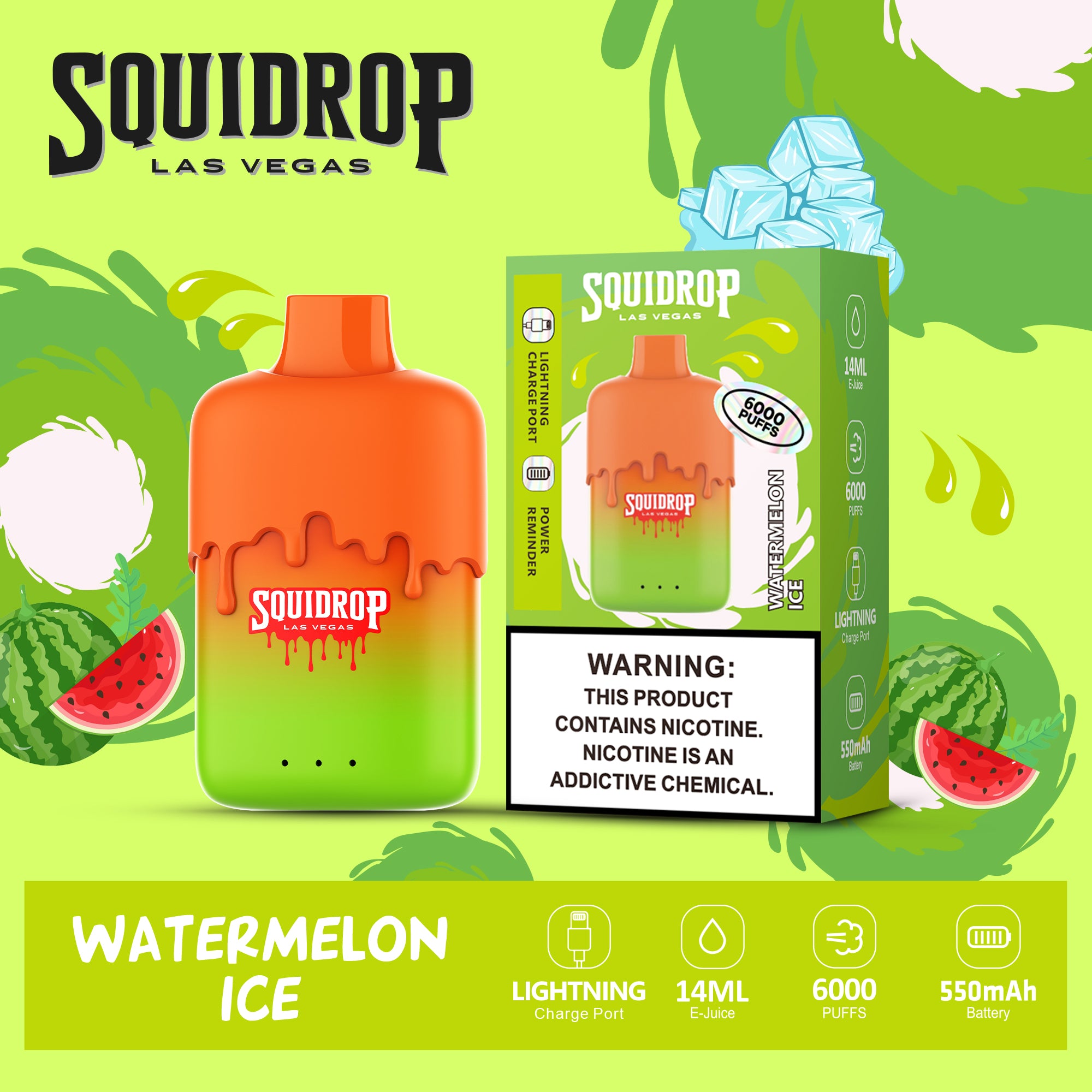 VAPMOD SOUIDROP 6000Puffs Disposable Vape Wholesale - Vapz Vape Wholesale