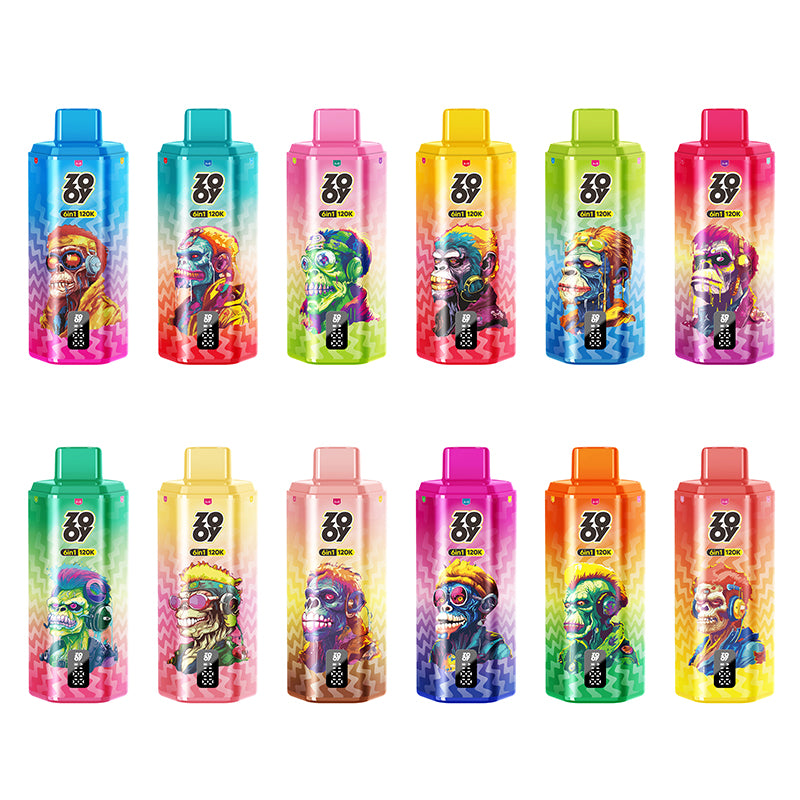 EU Warehouse ZOOY 6IN1 120K Puffs Disposable Vape Wholesale - [VapzVape]