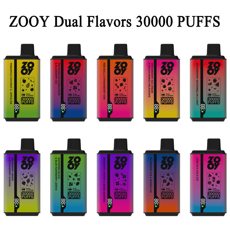 EU Warehouse ZOOY twins 2IN1 30000 Puffs Disposable Vape Wholesale - [VapzVape]