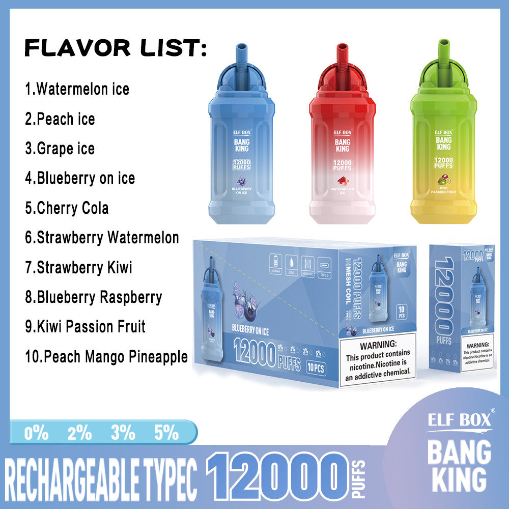 BANG KING 12000Puffs Disposable Vape Wholesale - Vapz Vape Wholesale