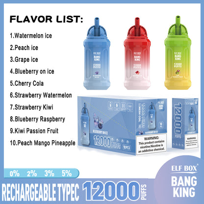 BANG KING 12000Puffs Disposable Vape Wholesale - Vapz Vape Wholesale