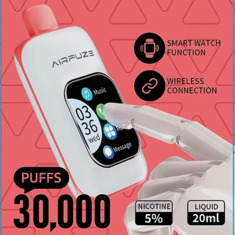 Airfuze 30000 Puffs Bluetooth Touch Screen Disposable Vape Wholesale