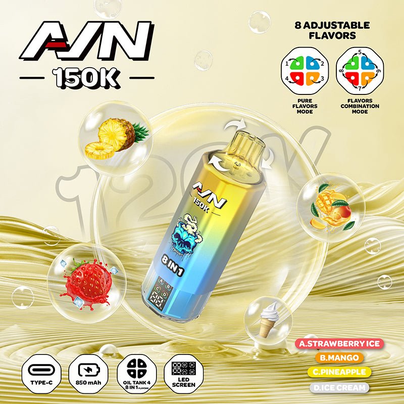 AIVONO AIM AVN 150k Puffs Disposable Vape Wholesale - Vapz Vape Wholesale