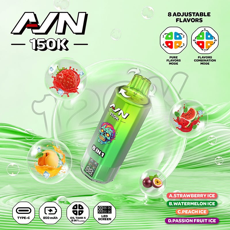 EU Warehouse AIVONO AIM AVN 150k Puffs Disposable Vape Wholesale - [VapzVape]