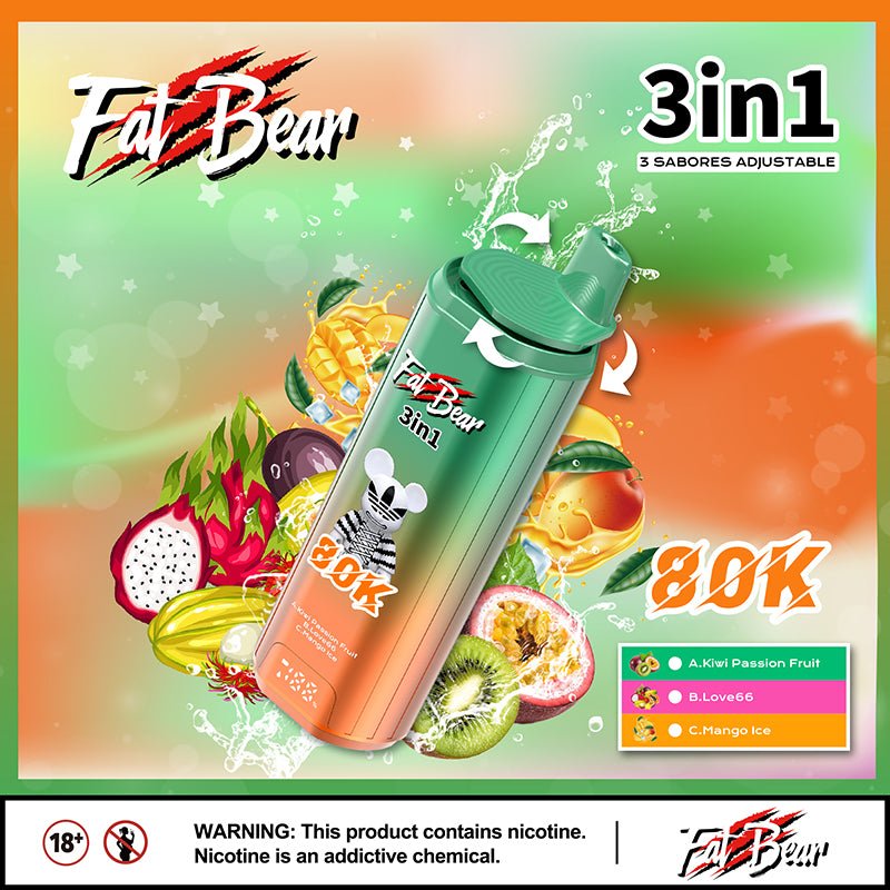 EU Warehouse AIVONO AIM FATBEAR 80000 Puffs Disposable Vape Wholesale - [VapzVape]