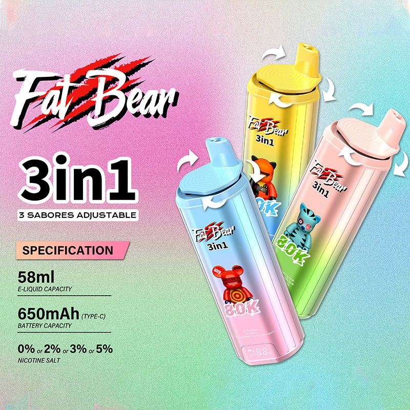 AIVONO AIM FATBEAR 80000 Puffs Disposable Vape Wholesale - Vapz Vape Wholesale
