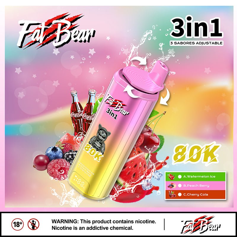 AIVONO AIM FATBEAR 80000 Puffs Disposable Vape Wholesale - Vapz Vape Wholesale