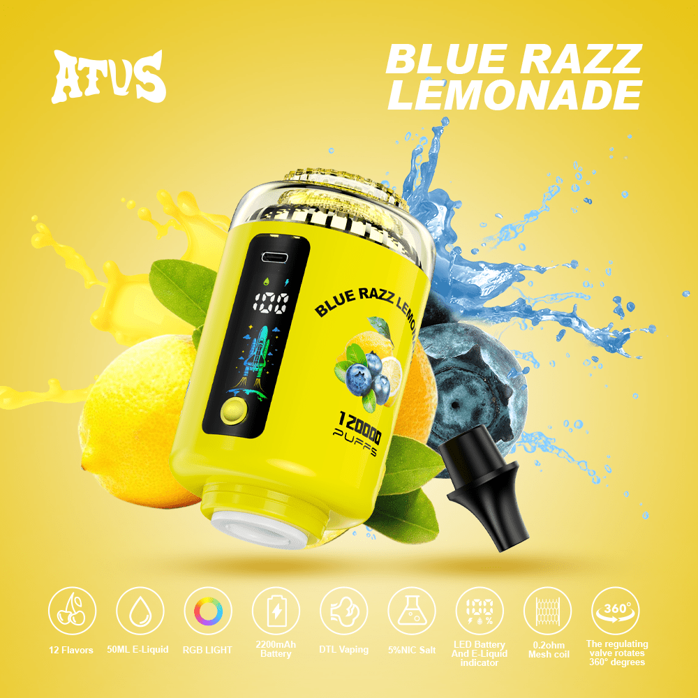 ATVS 120k Puffs Hookah Head Disposable Vape Wholesale - Vapz Vape Wholesale