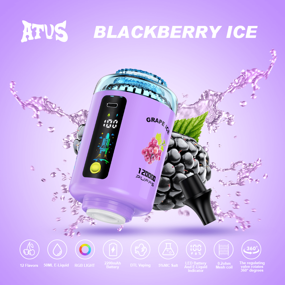 ATVS 120k Puffs Hookah Head Disposable Vape Wholesale - Vapz Vape Wholesale