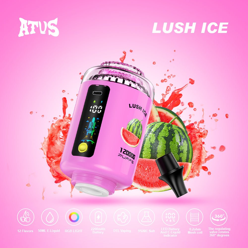 ATVS 120k Puffs Hookah Head Disposable Vape Wholesale - Vapz Vape Wholesale