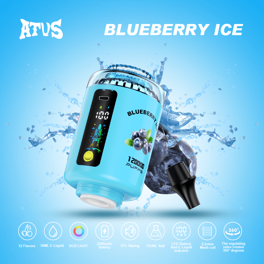 ATVS 120k Puffs Hookah Head Disposable Vape Wholesale - Vapz Vape Wholesale