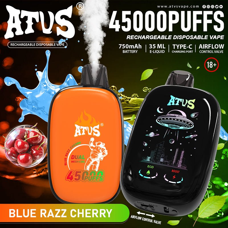 ATVS 45000 Puffs Disposable Vape Wholesale Vapz Vape Wholesale ATVS 45000 Puffs Disposable Vape Wholesale Vapz Vape Wholesale