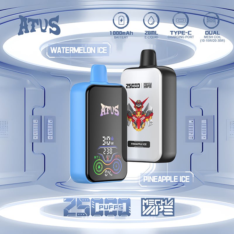 ATVS Mecha 25000 Puffs Disposable Vape Wholesale Vapz Vape Wholesale ATVS Mecha 25000 Puffs Disposable Vape Wholesale Vapz Vape Wholesale