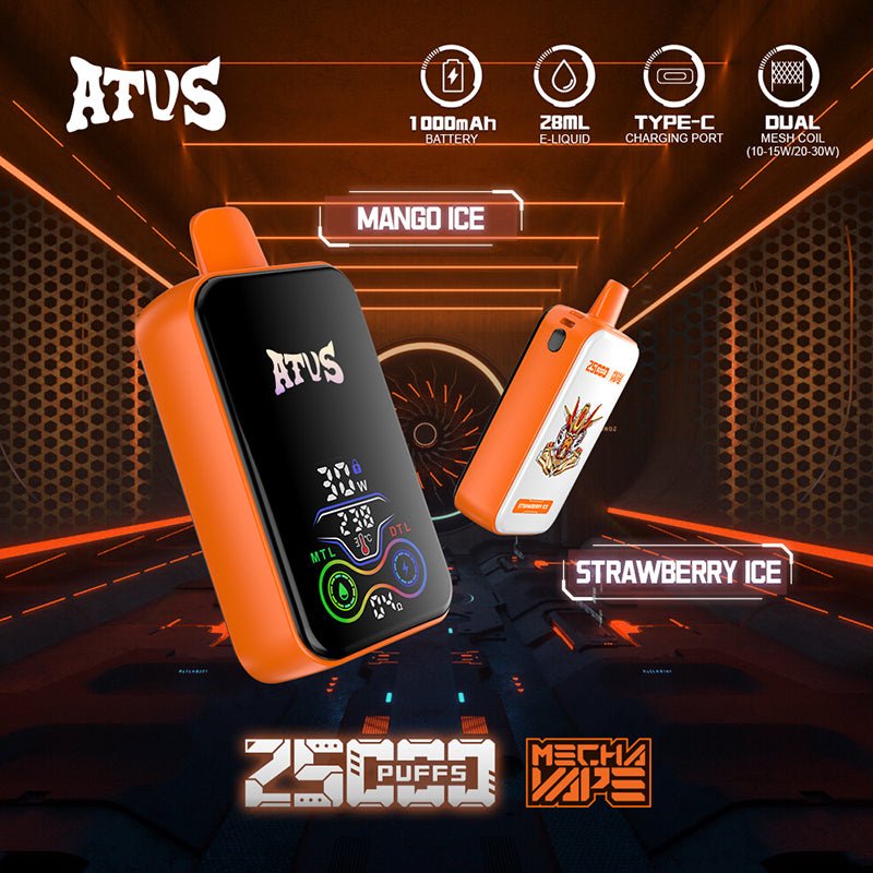 ATVS Mecha 25000 Puffs Disposable Vape Wholesale - Vapz Vape Wholesale