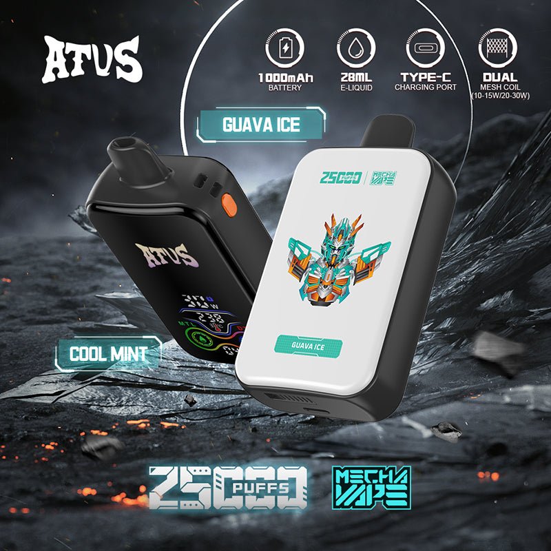 ATVS Mecha 25000 Puffs Disposable Vape Wholesale Vapz Vape Wholesale ATVS Mecha 25000 Puffs Disposable Vape Wholesale Vapz Vape Wholesale