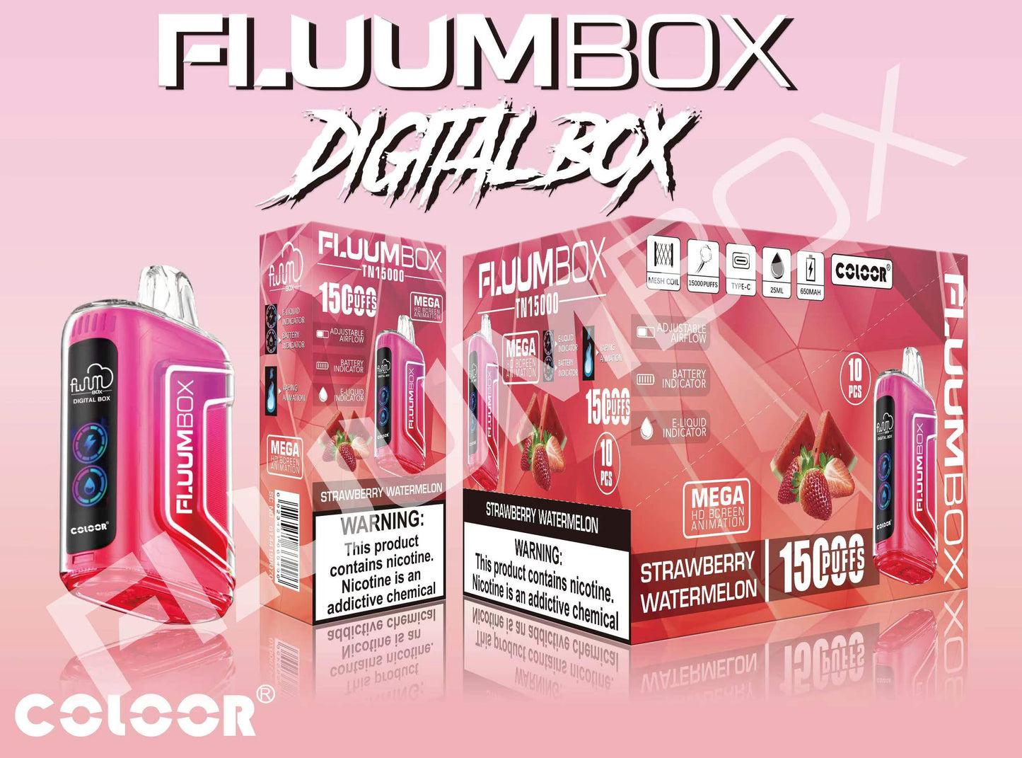 FLUUM BOX 15000 Puffs Disposable Vape Wholesale - Vapz Vape Wholesale