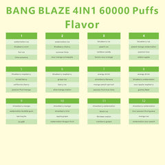 EU Warehouse BANG BLAZE 4IN1 60000 Puffs Disposable Vape Wholesale - [VapzVape]