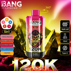 BANG LEGEND 120000 Puffs Disposable Vape Wholesale - Vapz Vape Wholesale