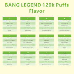 BANG LEGEND 120k Puffs Disposable Vape Wholesale - [VapzVape]
