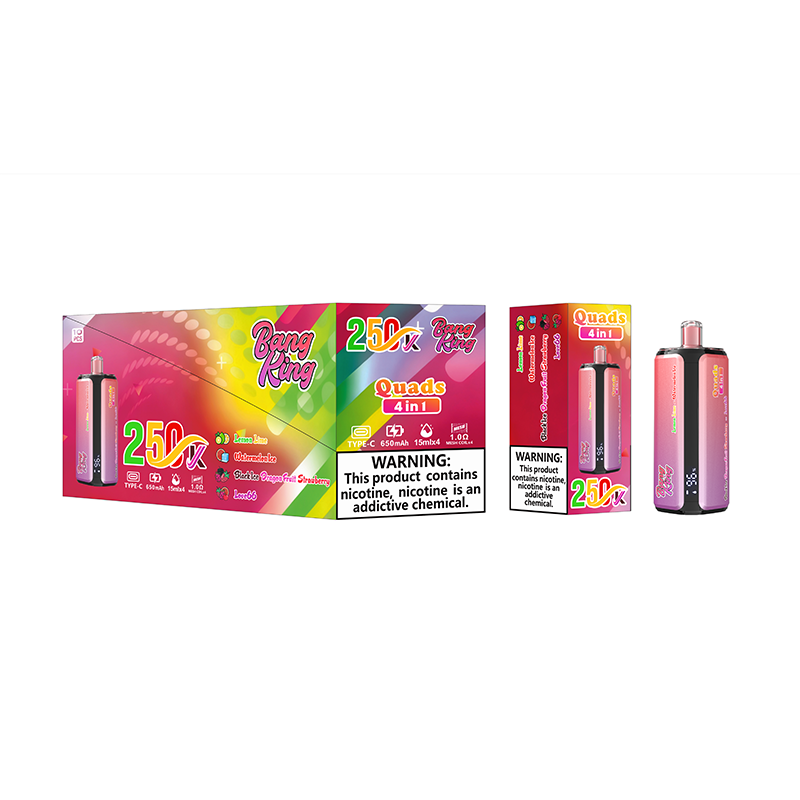 BANG KING 4 IN 1 250K  Puffs Disposable Vape Wholesale - [VapzVape]