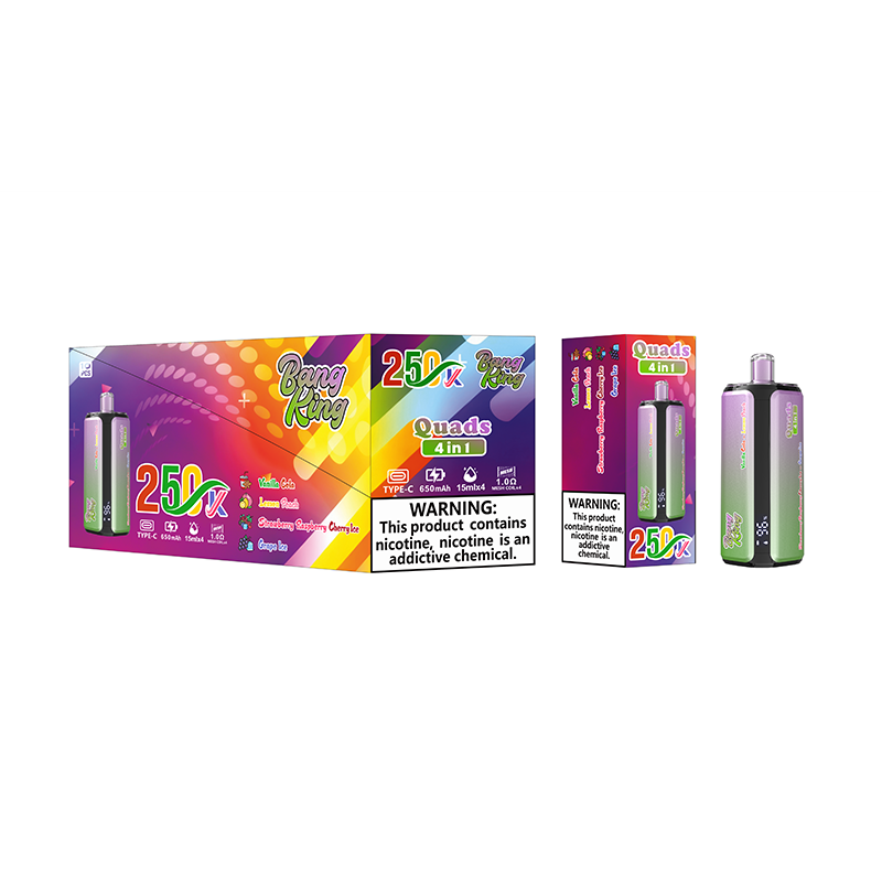 BANG KING 4 IN 1 250K  Puffs Disposable Vape Wholesale - [VapzVape]