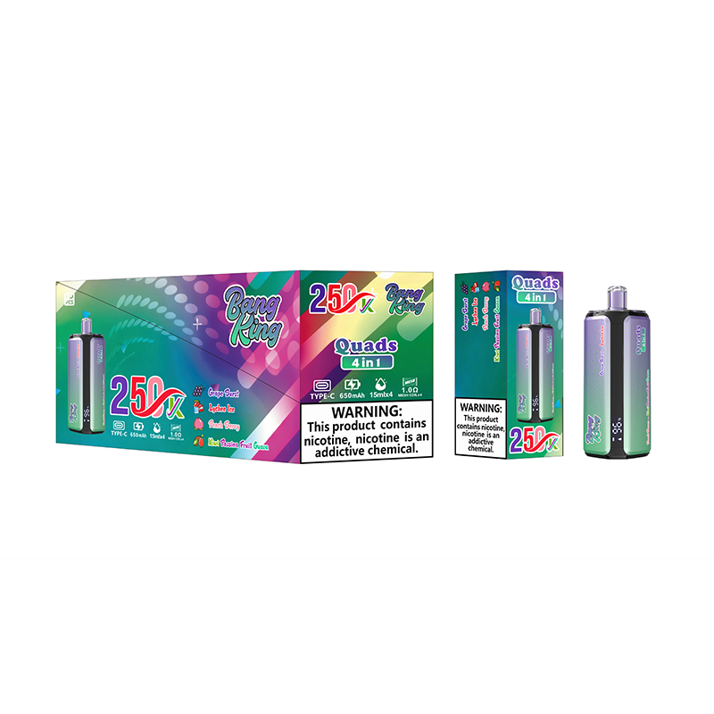BANG KING 4 IN 1 250K  Puffs Disposable Vape Wholesale - [VapzVape]