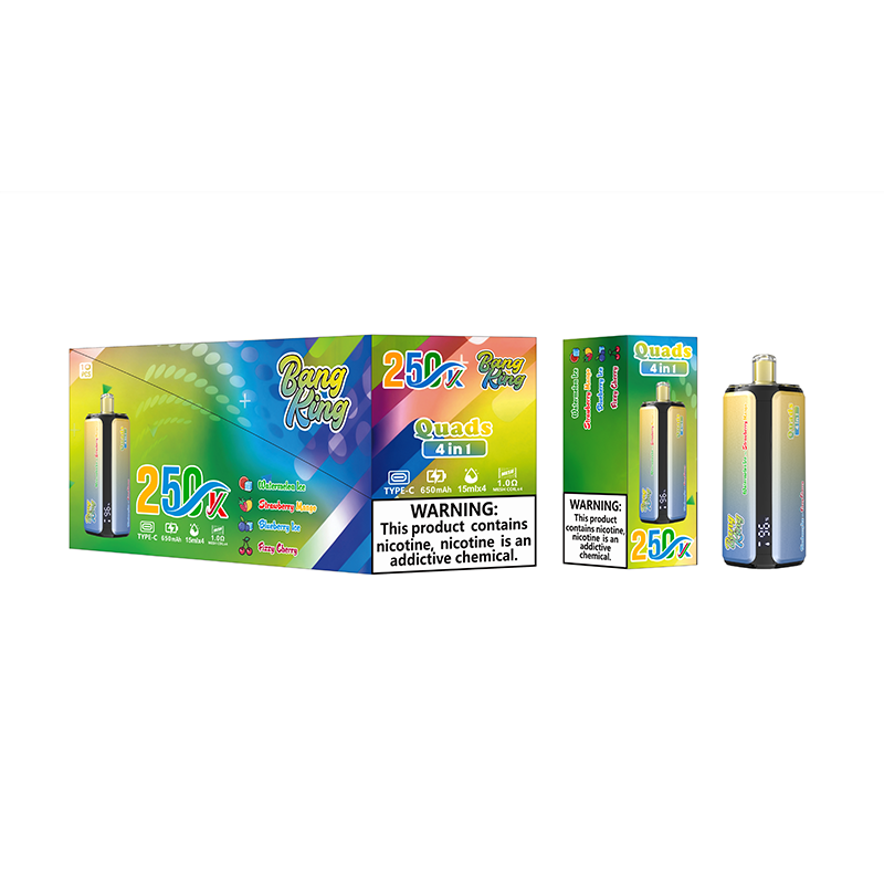 BANG KING 4 IN 1 250K  Puffs Disposable Vape Wholesale - [VapzVape]