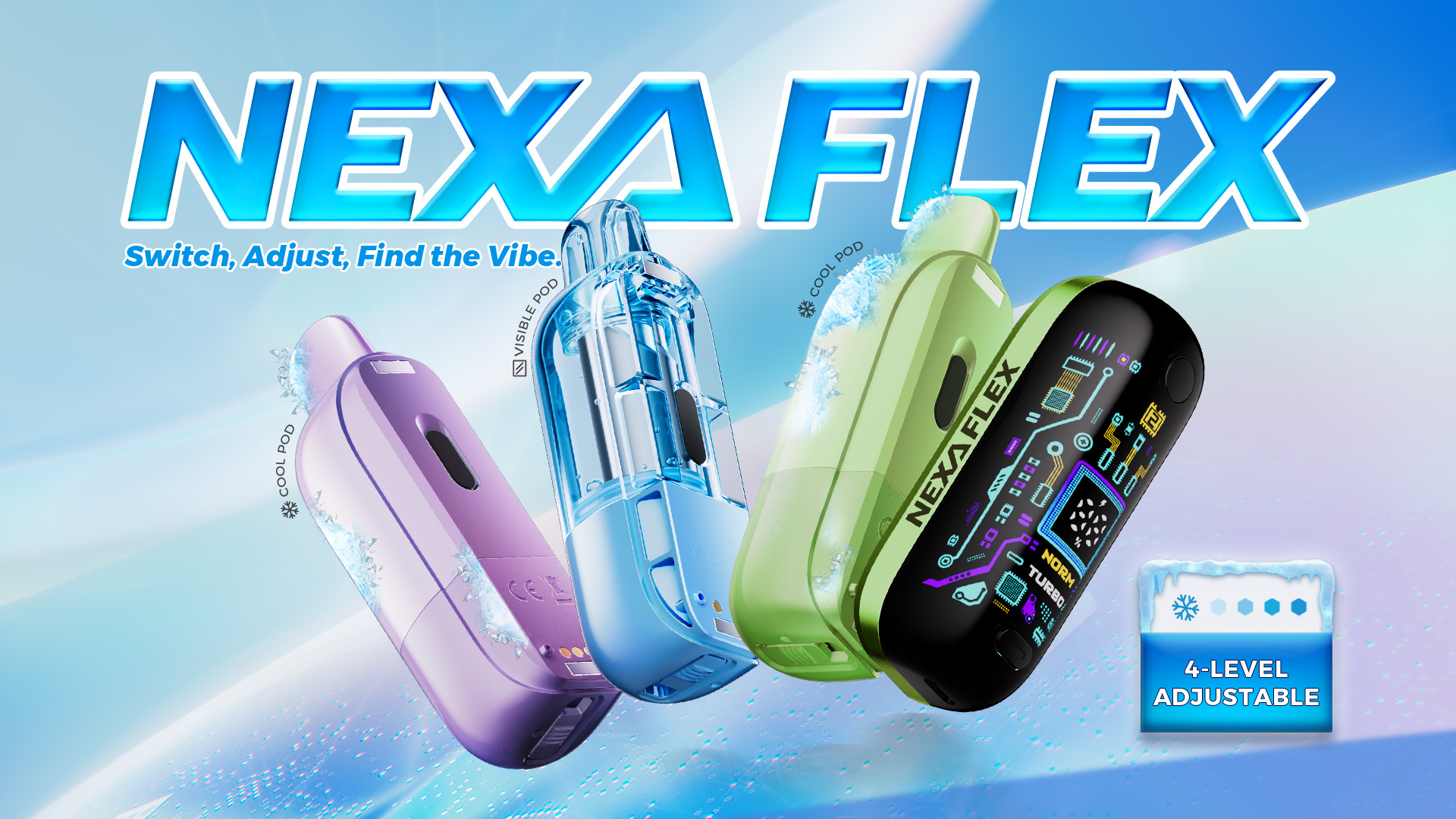 Nexa Flex Flavor Booster 40000 Puffs Ice Master Disposable Vape Wholesale