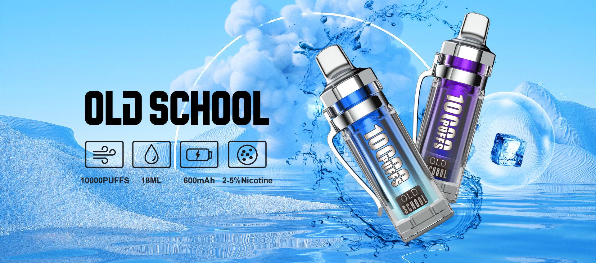 Old School KP10000 Puffs Disposable Vape Wholesale - Vapz Vape Wholesale