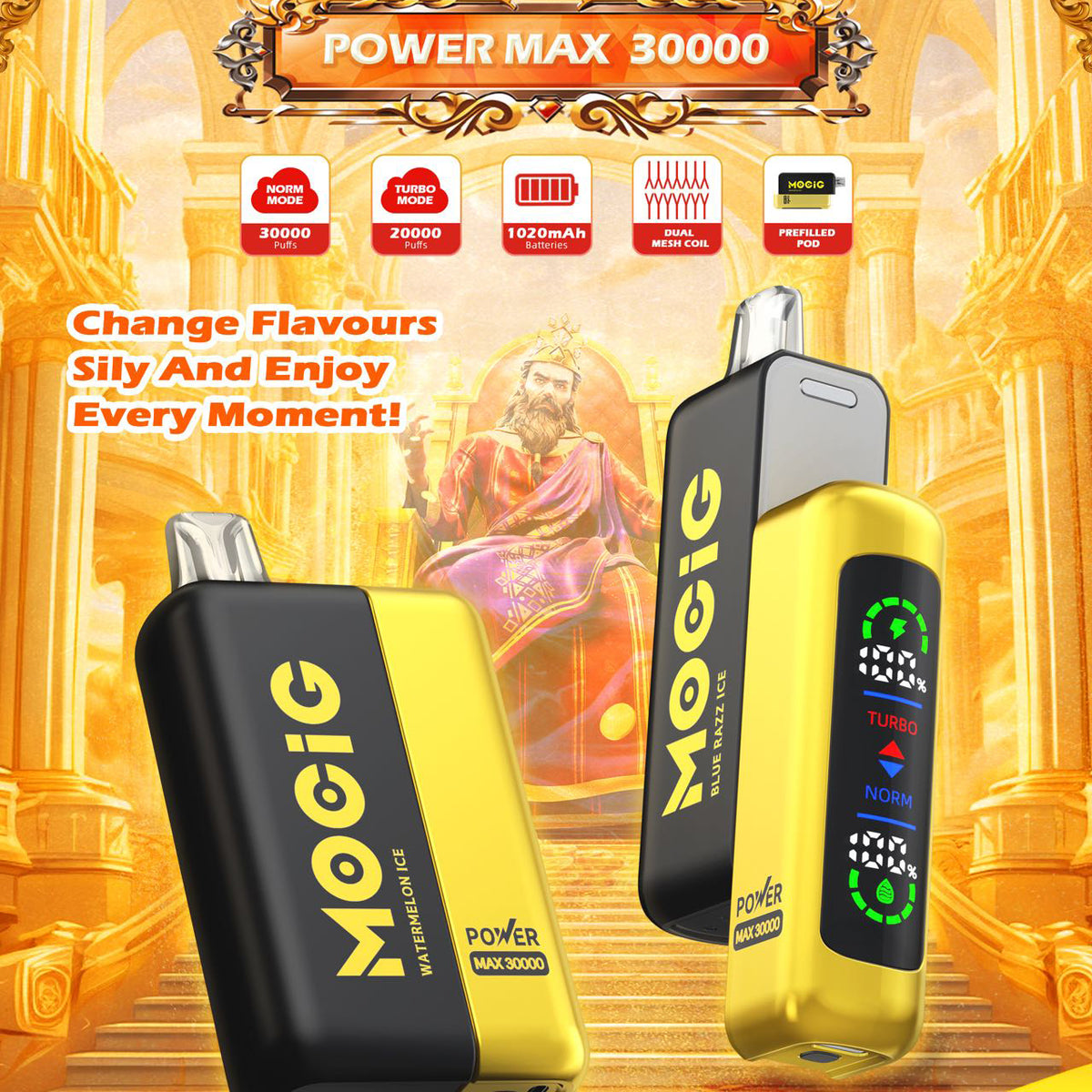 MOCIG POWER MAX 30000 Puffs Pod-Gerätesystem Großhandel 
