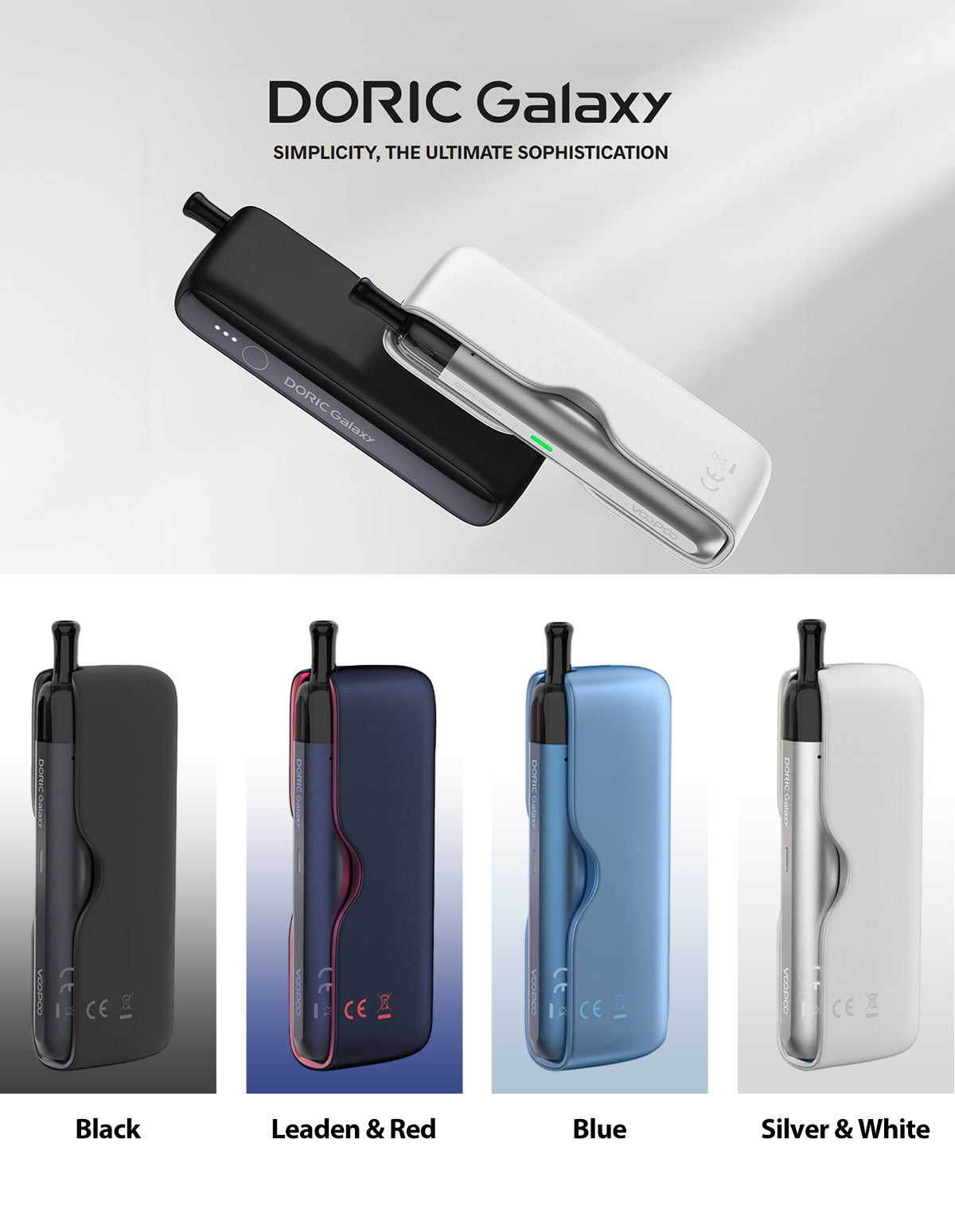 VOOPOO Doric Galaxy Pod Device System with Power Bank Wholesale - Vapz Vape Wholesale