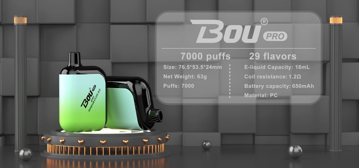 BOU PRO 7000 Puffs Disposable Vape Wholesale - Vapz Vape Wholesale
