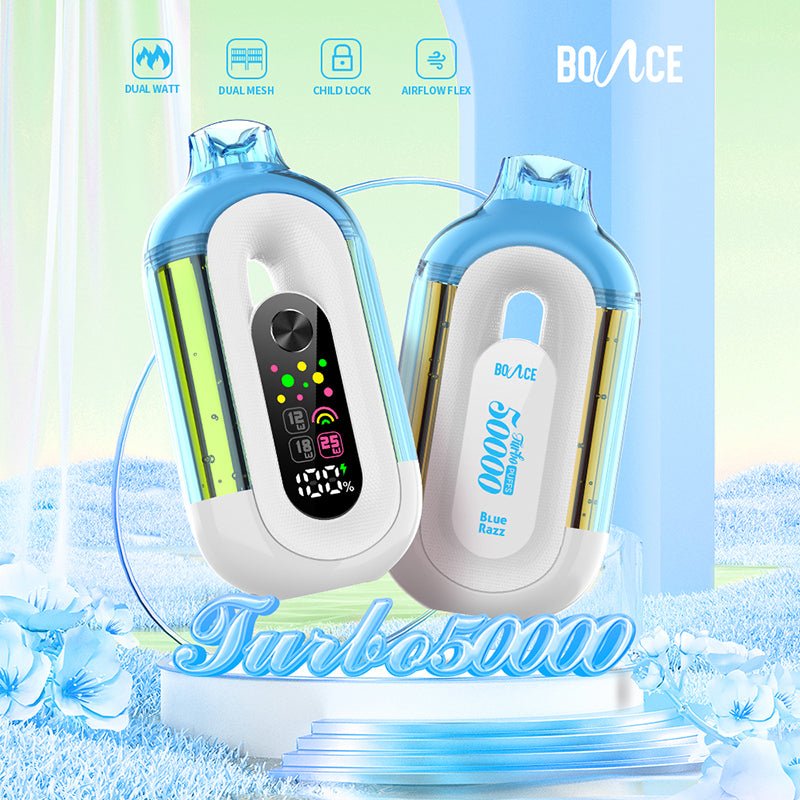 Bounce Turbo 50000 Puffs Disposable Vape Wholesale - Vapz Vape Wholesale