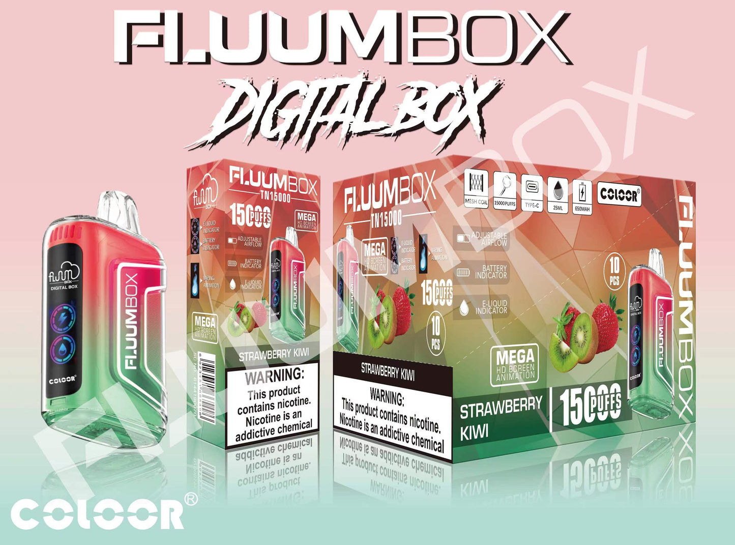 FLUUM BOX 15000 Puffs Disposable Vape Wholesale - Vapz Vape Wholesale