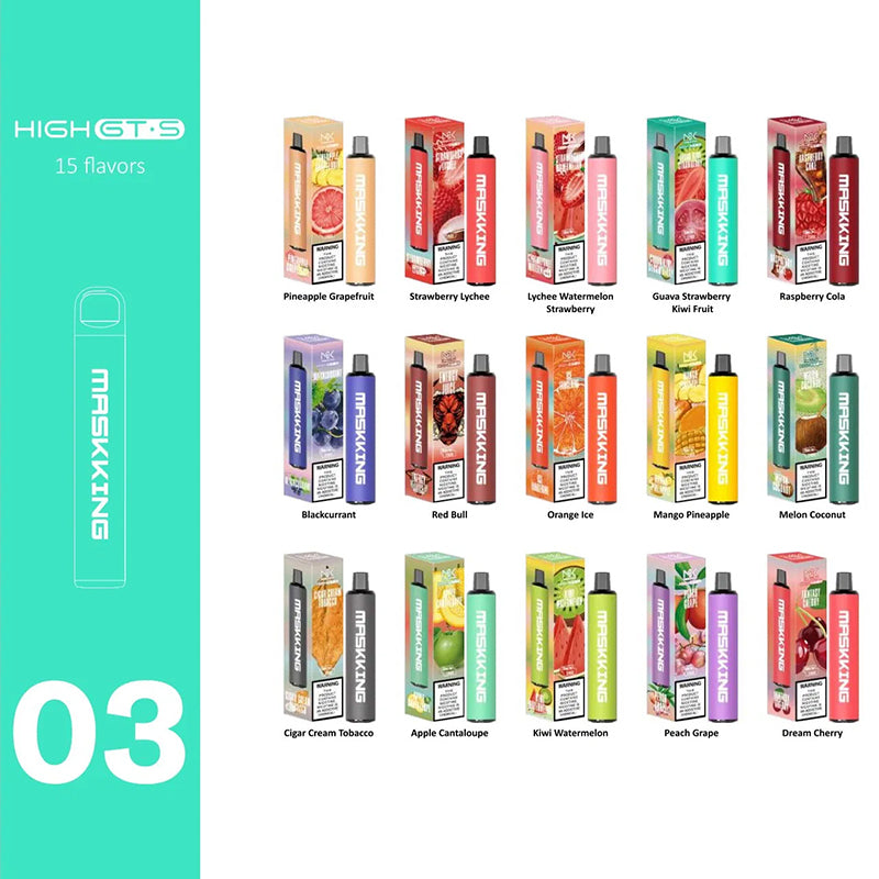 MASKKING HIGH GTS 2500 Puffs Disposable Vape Wholesale