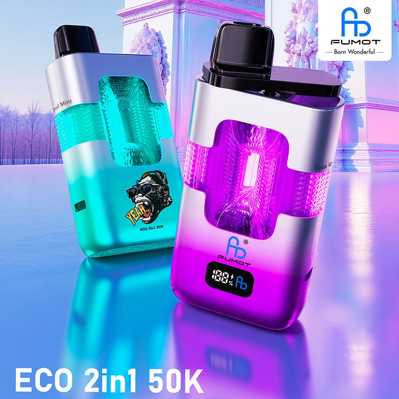 eco vape disposable Fumot ECO 2 IN 1 50000 Puffs 20ml Disposable Vape Wholesale – Vapz Vape Wholesale